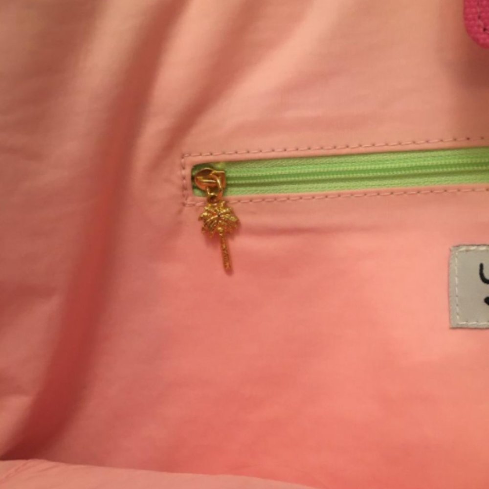 NEW $135 Lilly Pulitzer Sandpiper tote Canvas Bag - Picture 7 of 11